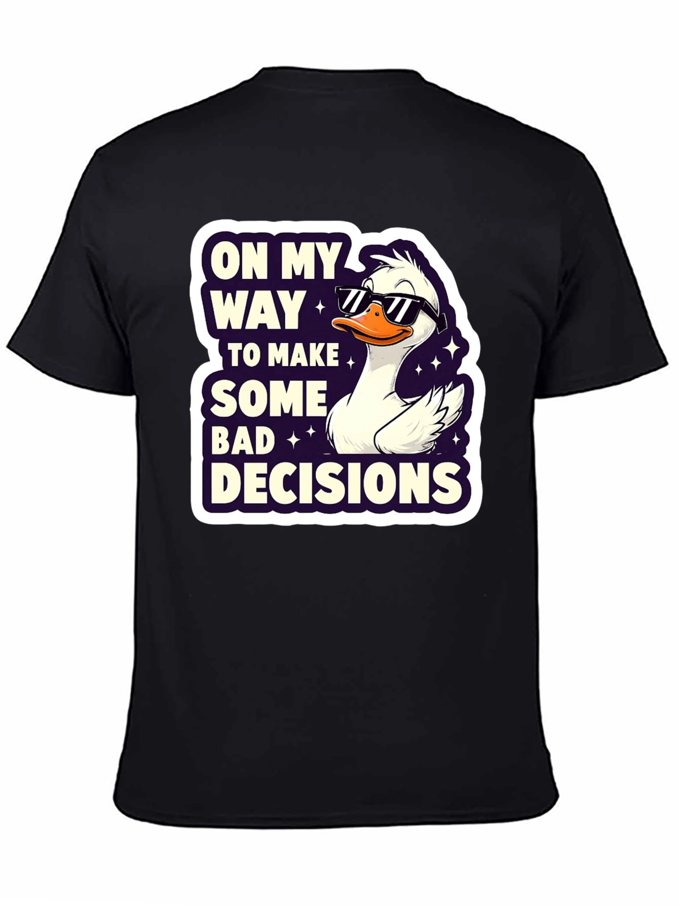Funny Goose Bad Decisions Graphic Tee