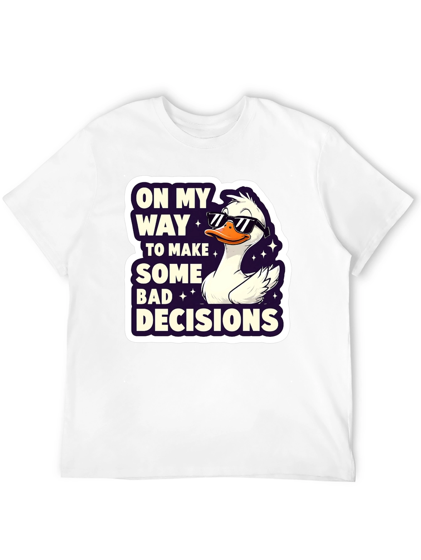 Funny Goose Bad Decisions Graphic Tee