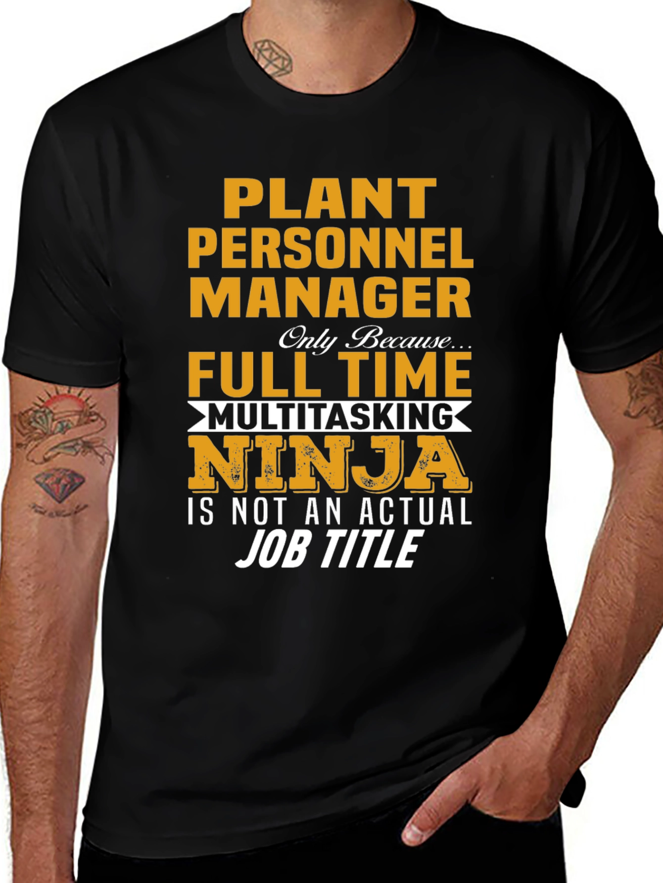Plant Personnel Manager Ninja T-Shirt
