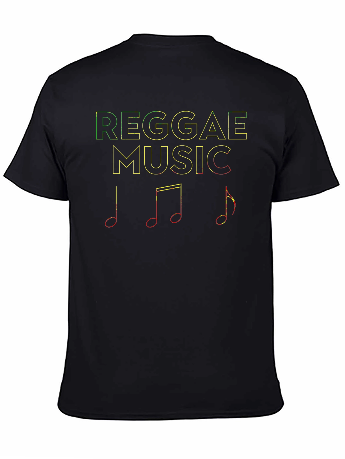 Reggae Music T-Shirt - Musical Note Design