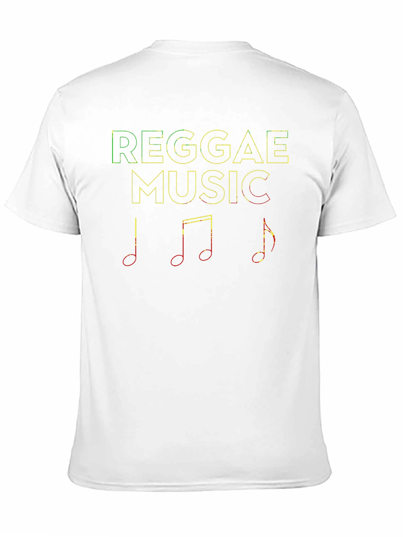 Reggae Music T-Shirt - Musical Note Design