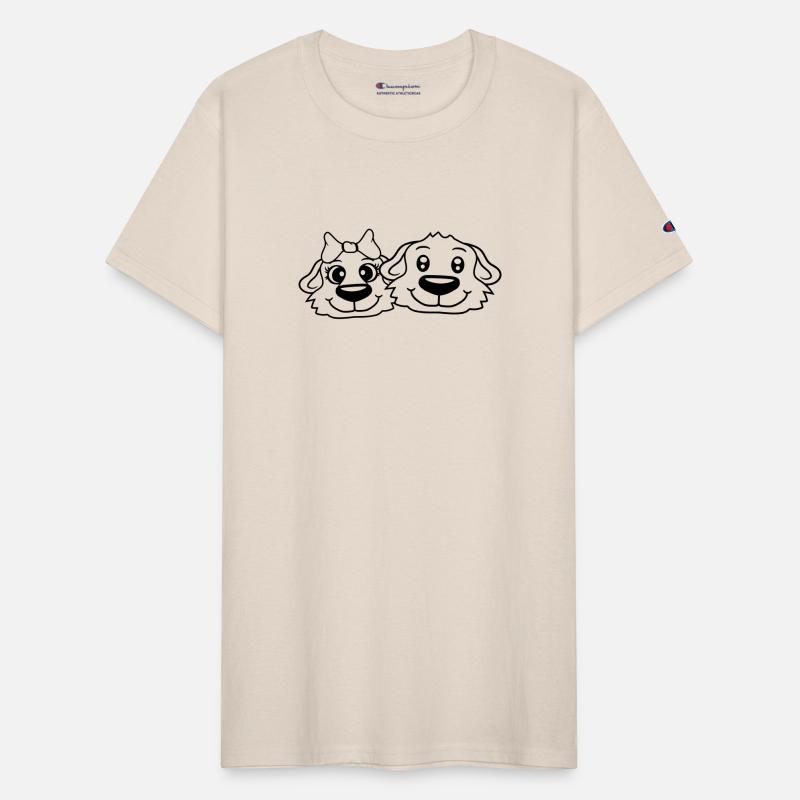 2 Dogs Team Two Friends Couple In Love Girl Boy