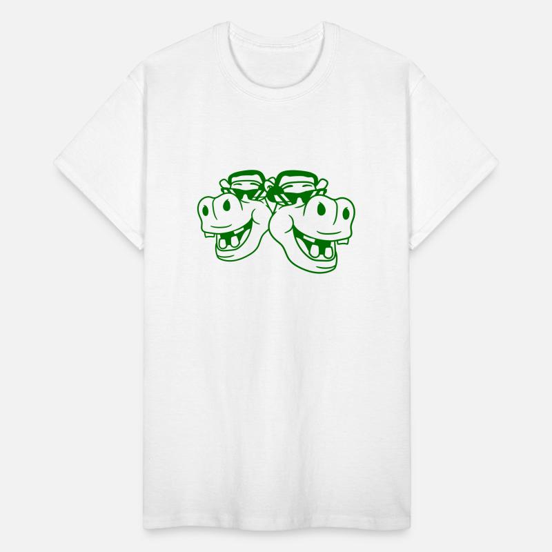 2 Green DJ Laughing Hippo Sunglasses Music Faces
