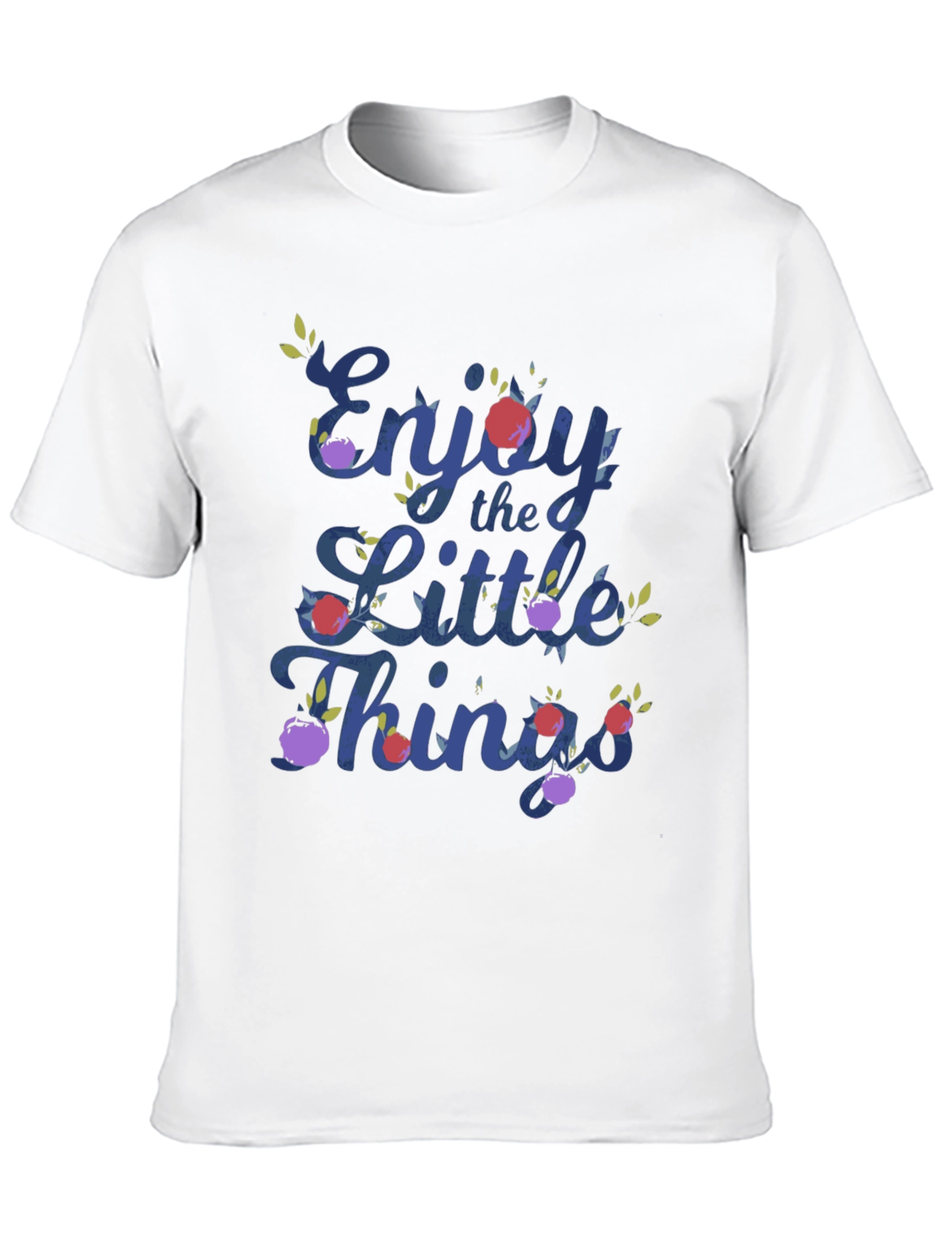 Enjoy the Little Things Floral Print T-Shirt