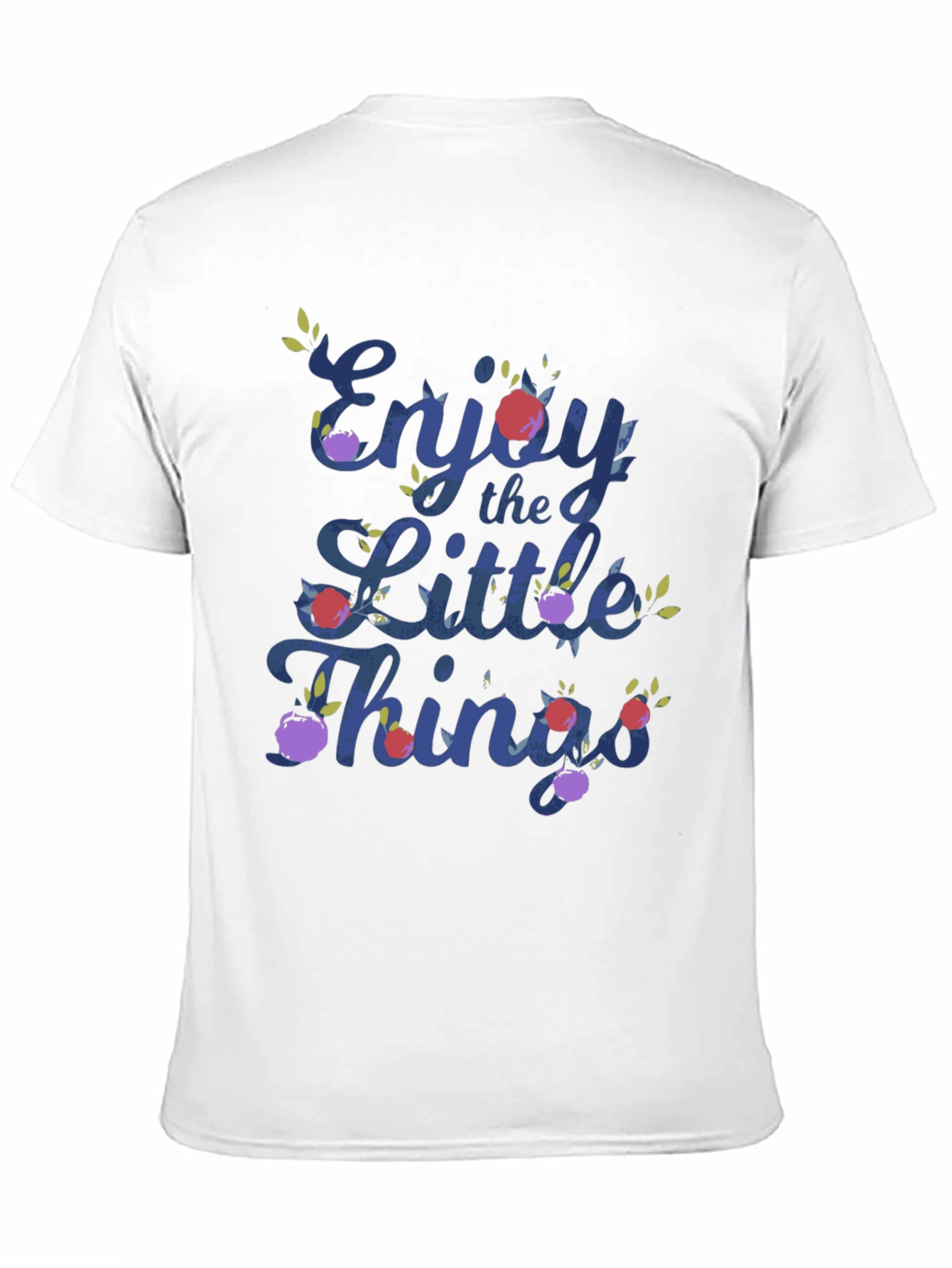 Enjoy the Little Things Floral Print T-Shirt