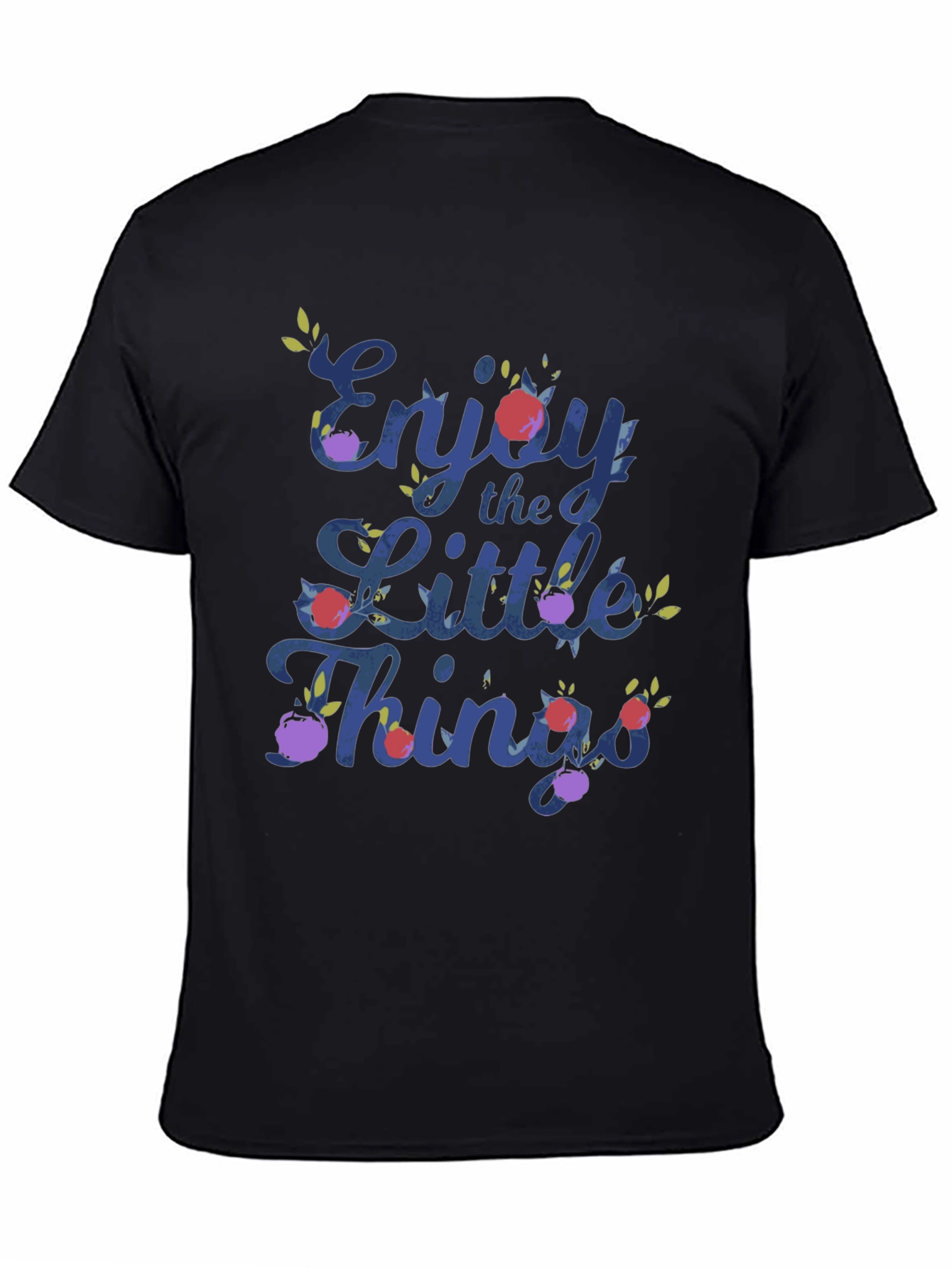 Enjoy the Little Things Floral Print T-Shirt