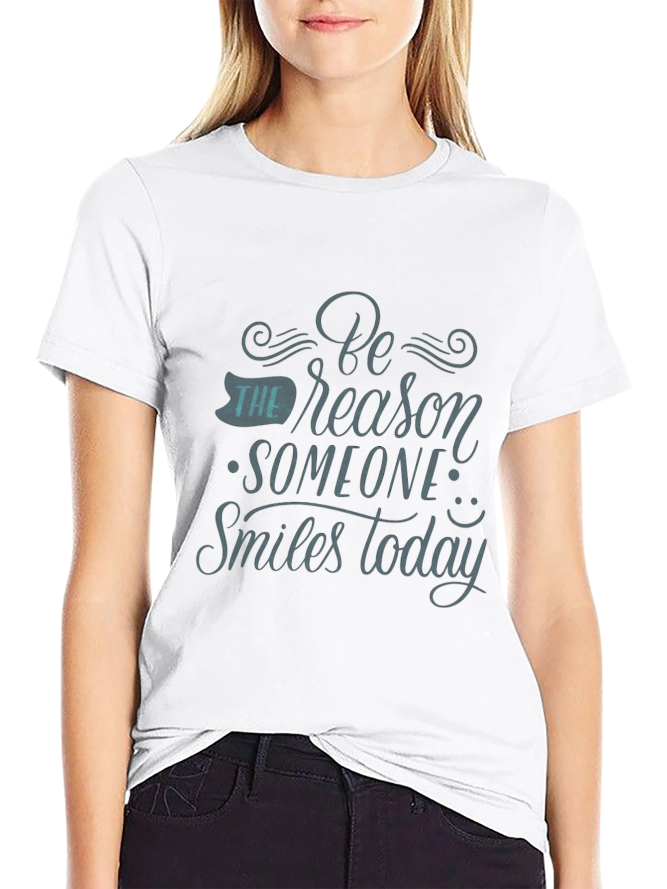 Be the Reason Someone Smiles Black T-Shirt
