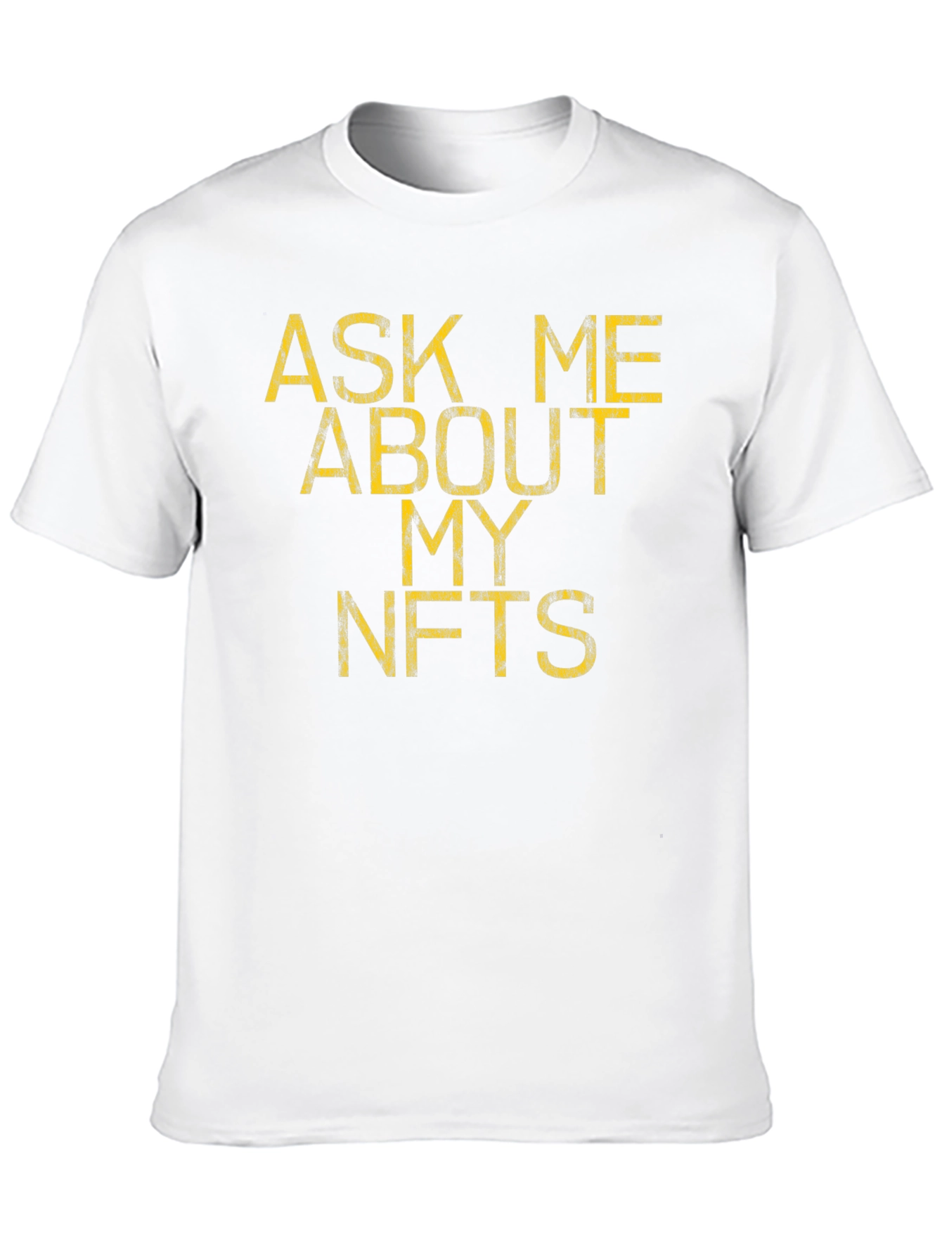 Ask Me About My NFTs Black T-Shirt