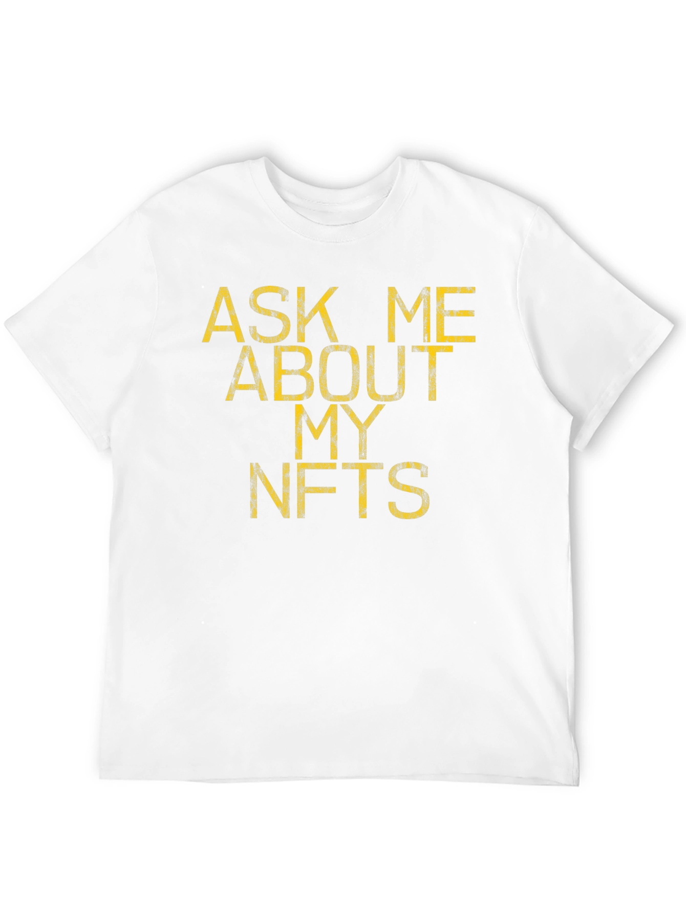 Ask Me About My NFTs Black T-Shirt