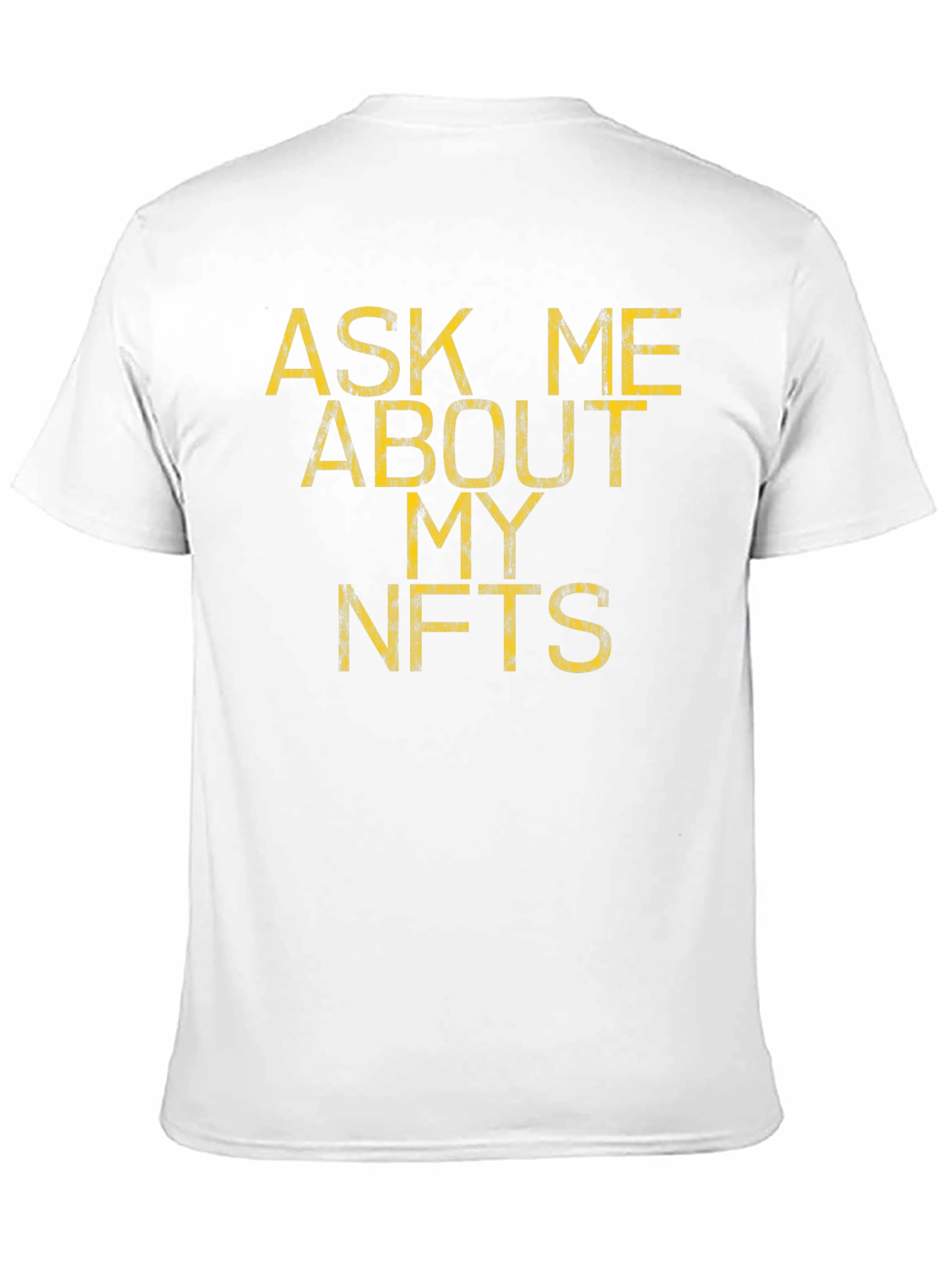Ask Me About My NFTs Black T-Shirt