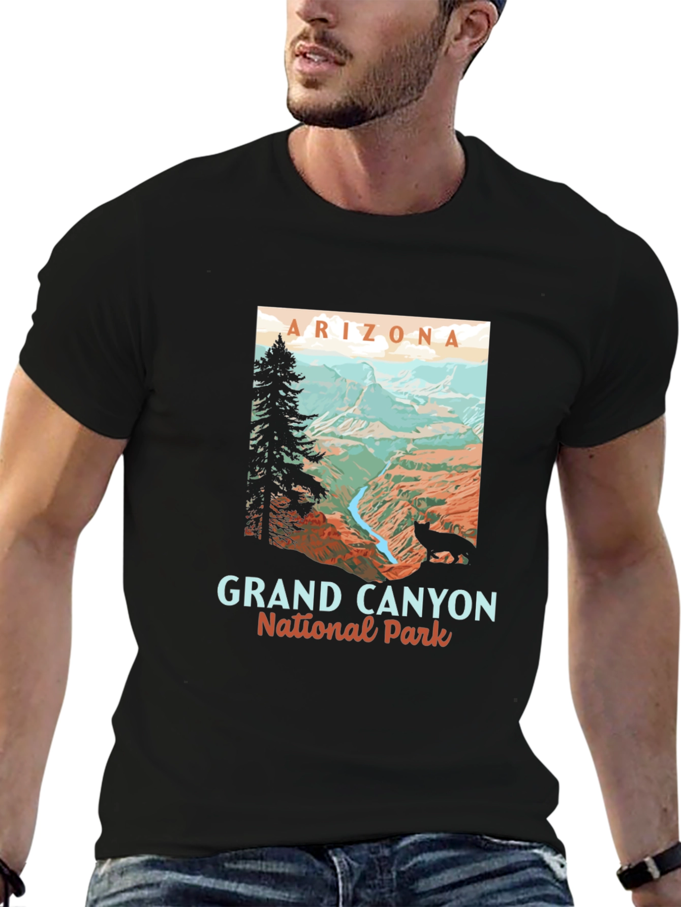 Grand Canyon National Park Black T-Shirt