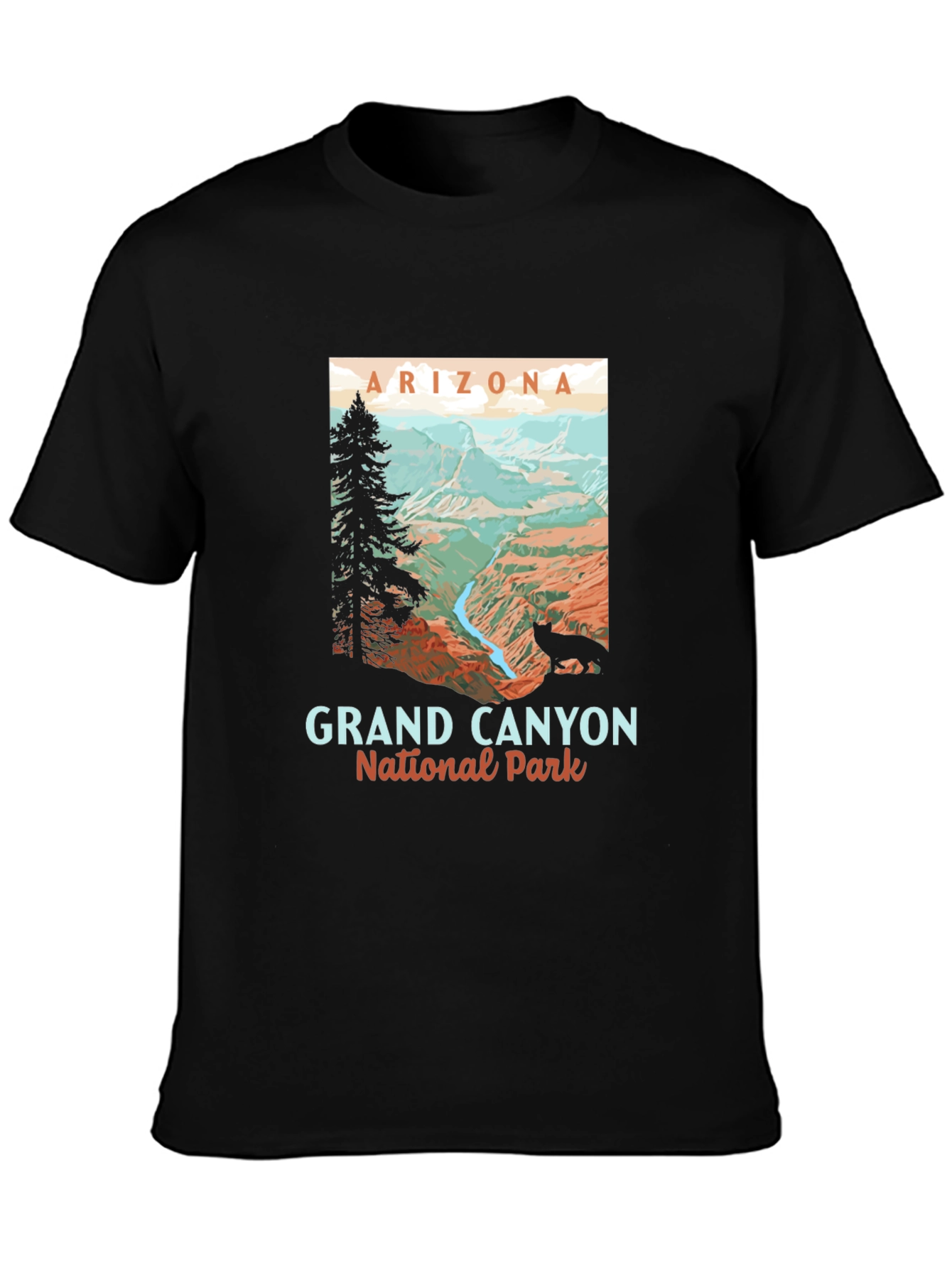 Grand Canyon National Park Black T-Shirt