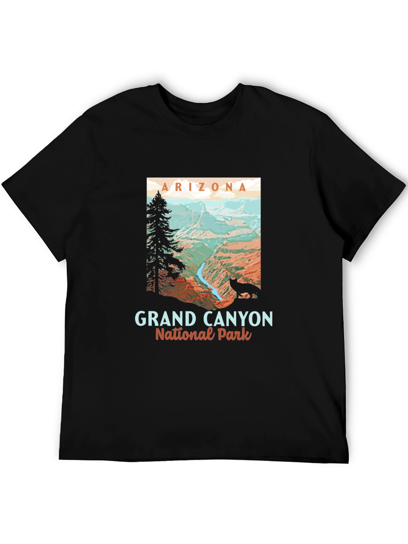 Grand Canyon National Park Black T-Shirt