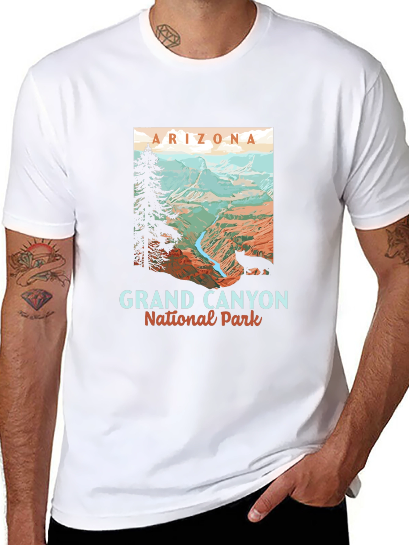Grand Canyon National Park Black T-Shirt