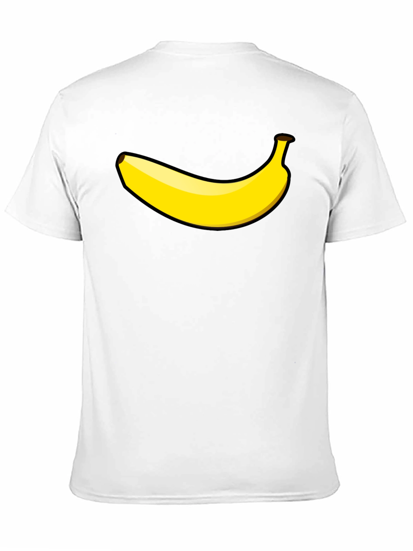 Banana Graphic Black T-Shirt - Novelty Fruit Tee