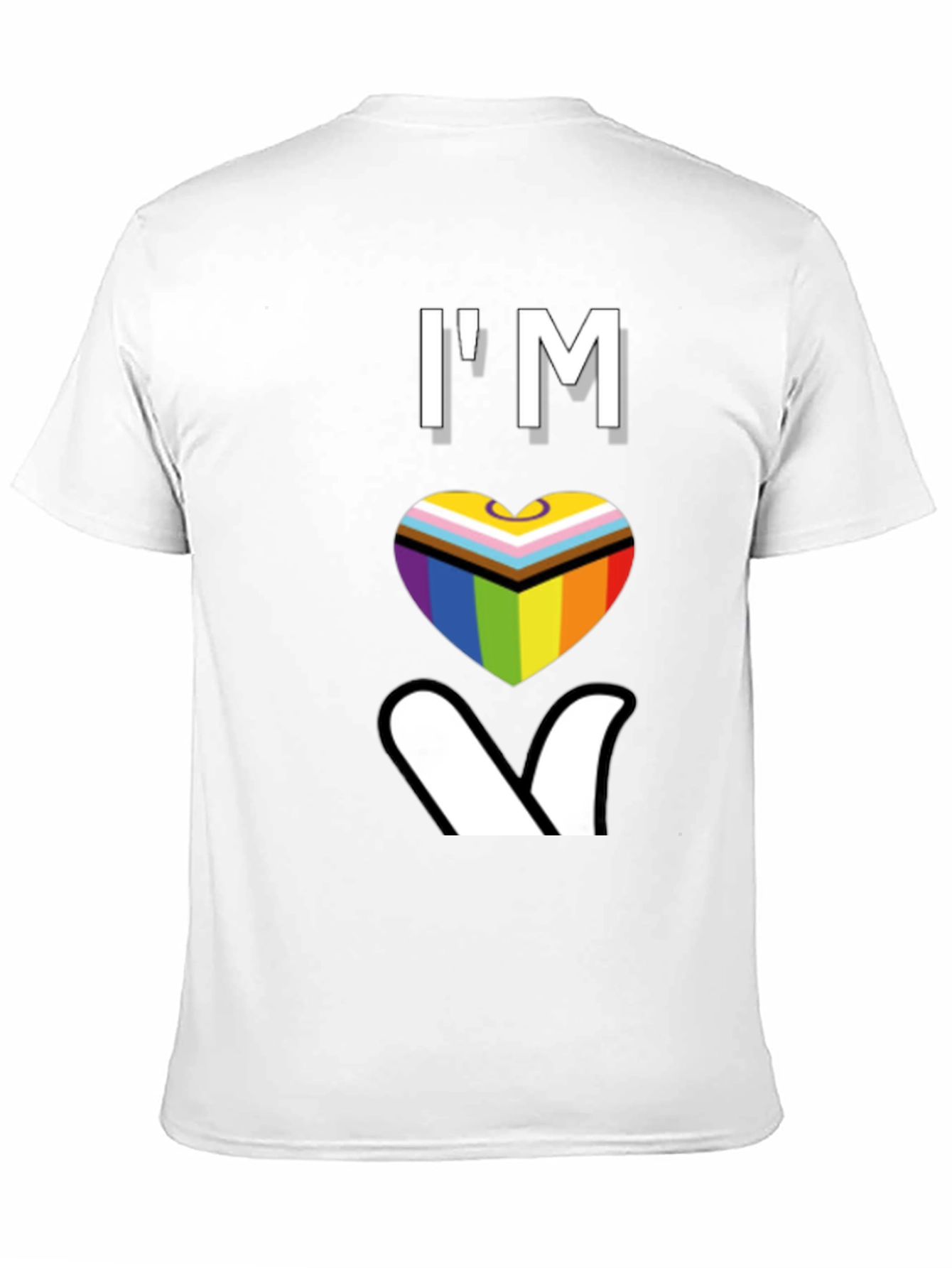 LGBTQ+ Pride Heart T-Shirt - Love Wins!