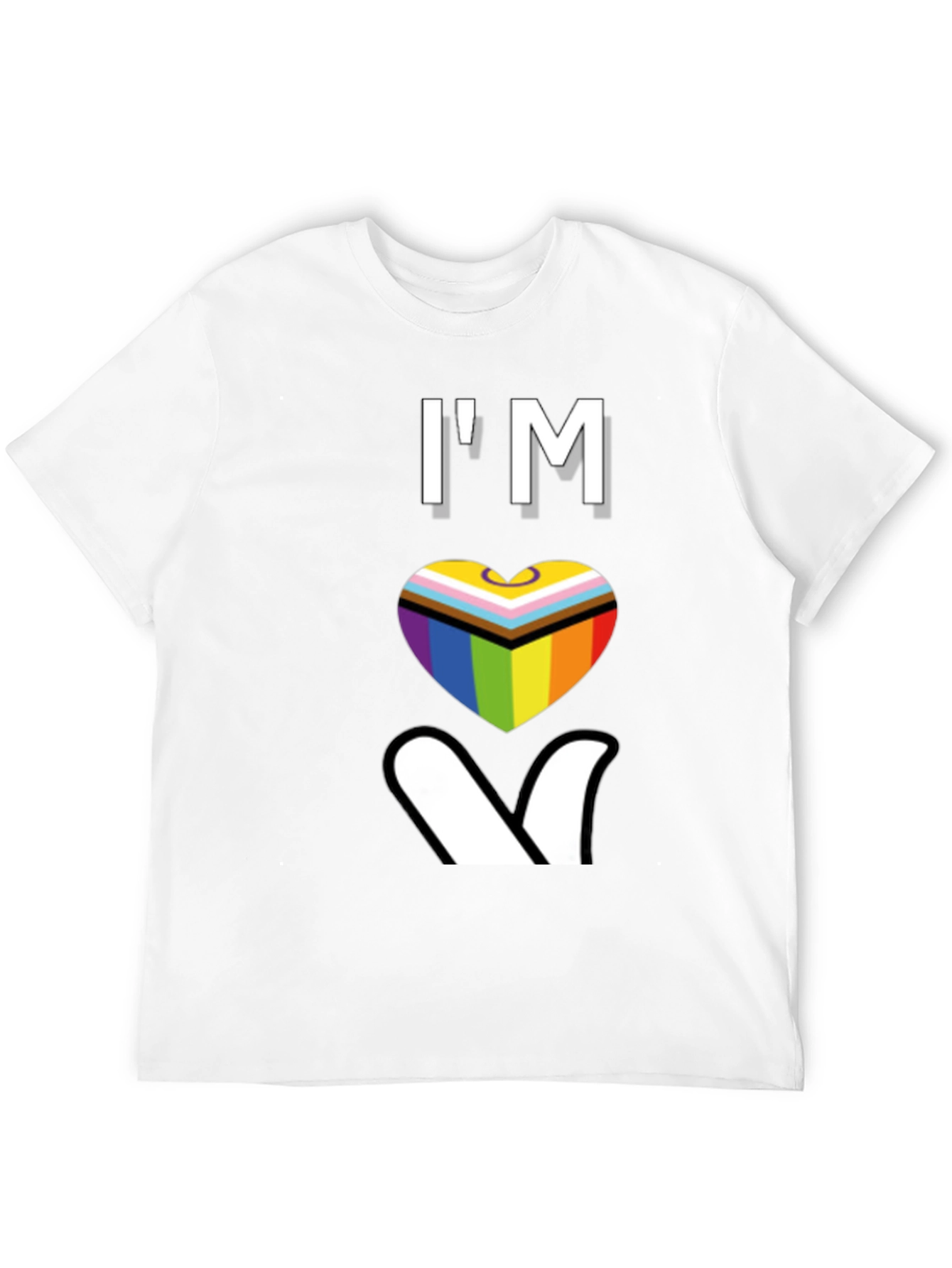 LGBTQ+ Pride Heart T-Shirt - Love Wins!
