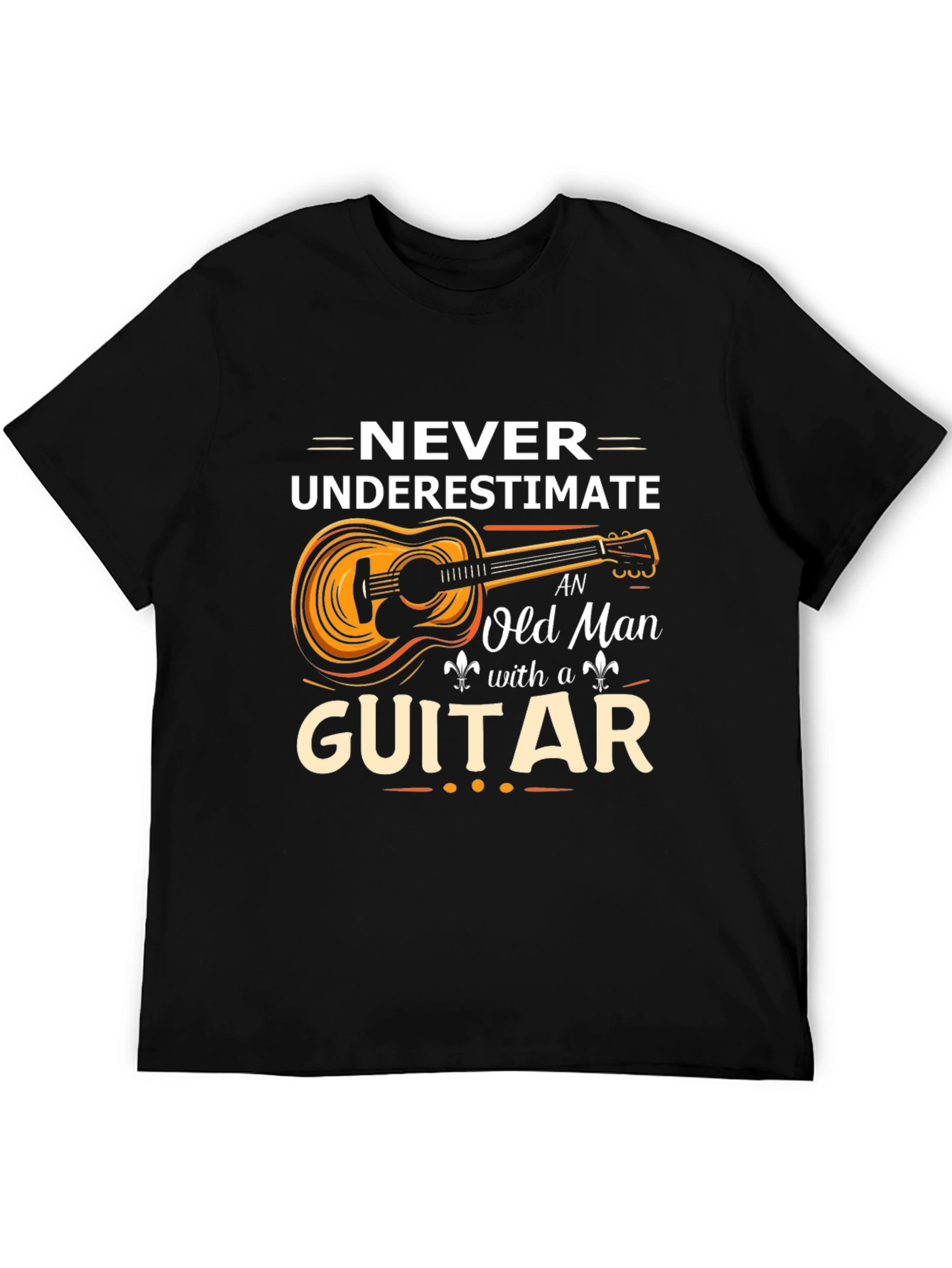 Old Man with a Guitar Graphic Tee