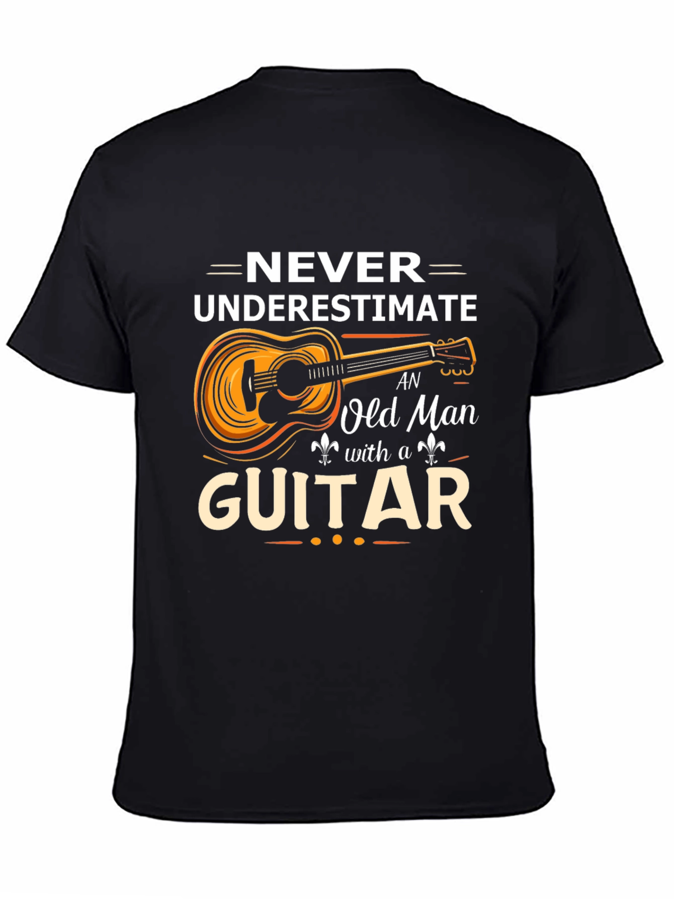 Old Man with a Guitar Graphic Tee