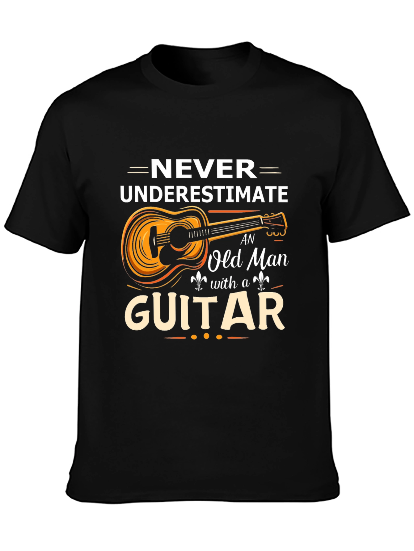 Old Man with a Guitar Graphic Tee