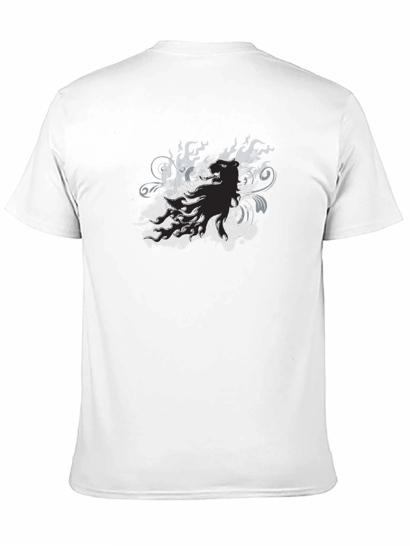 Edgy Graphic Print Black T-Shirt