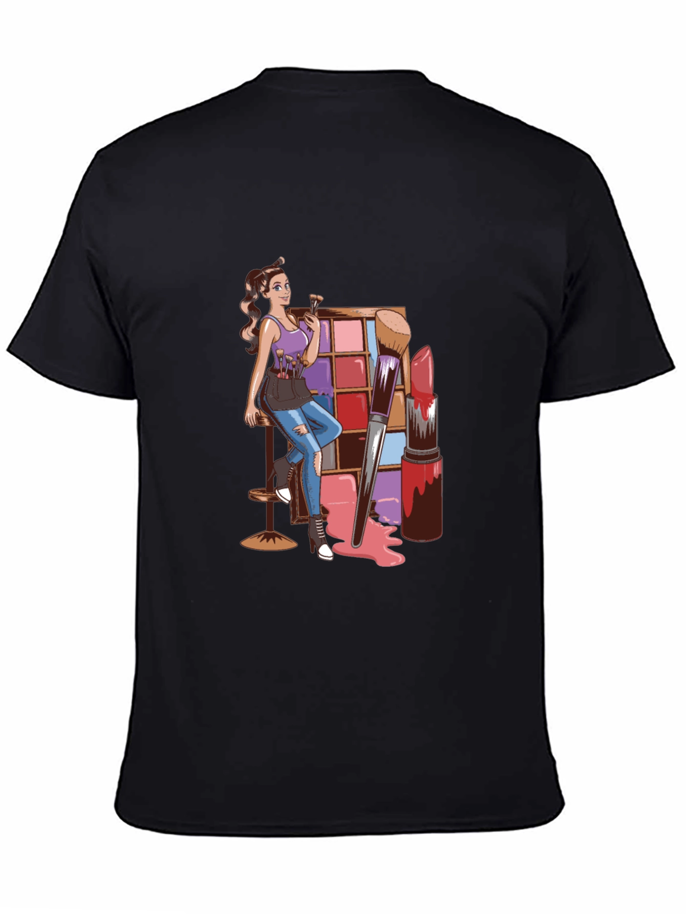 Makeup Artist Graphic T-Shirt - Stylish & Unique Design