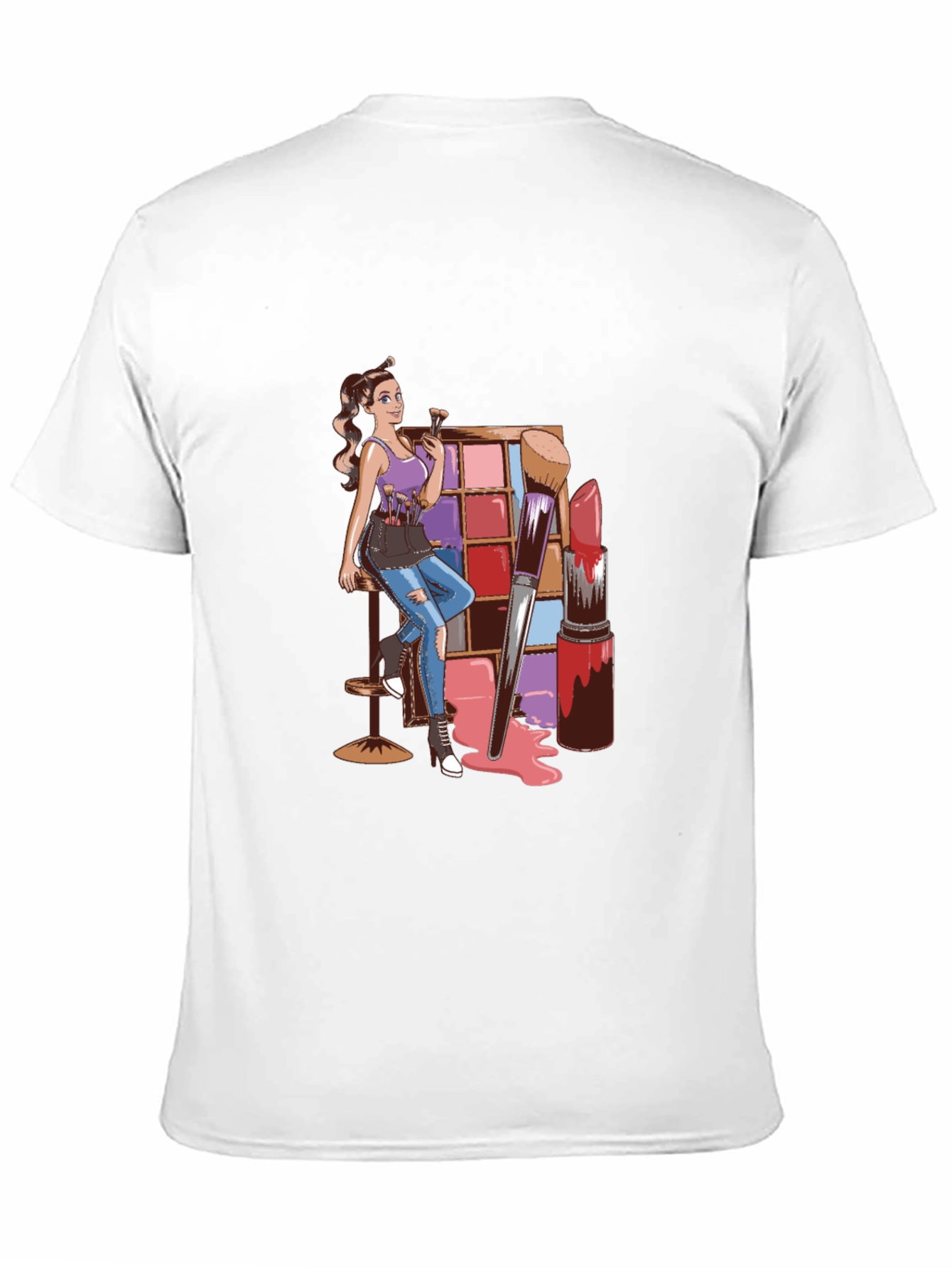 Makeup Artist Graphic T-Shirt - Stylish & Unique Design