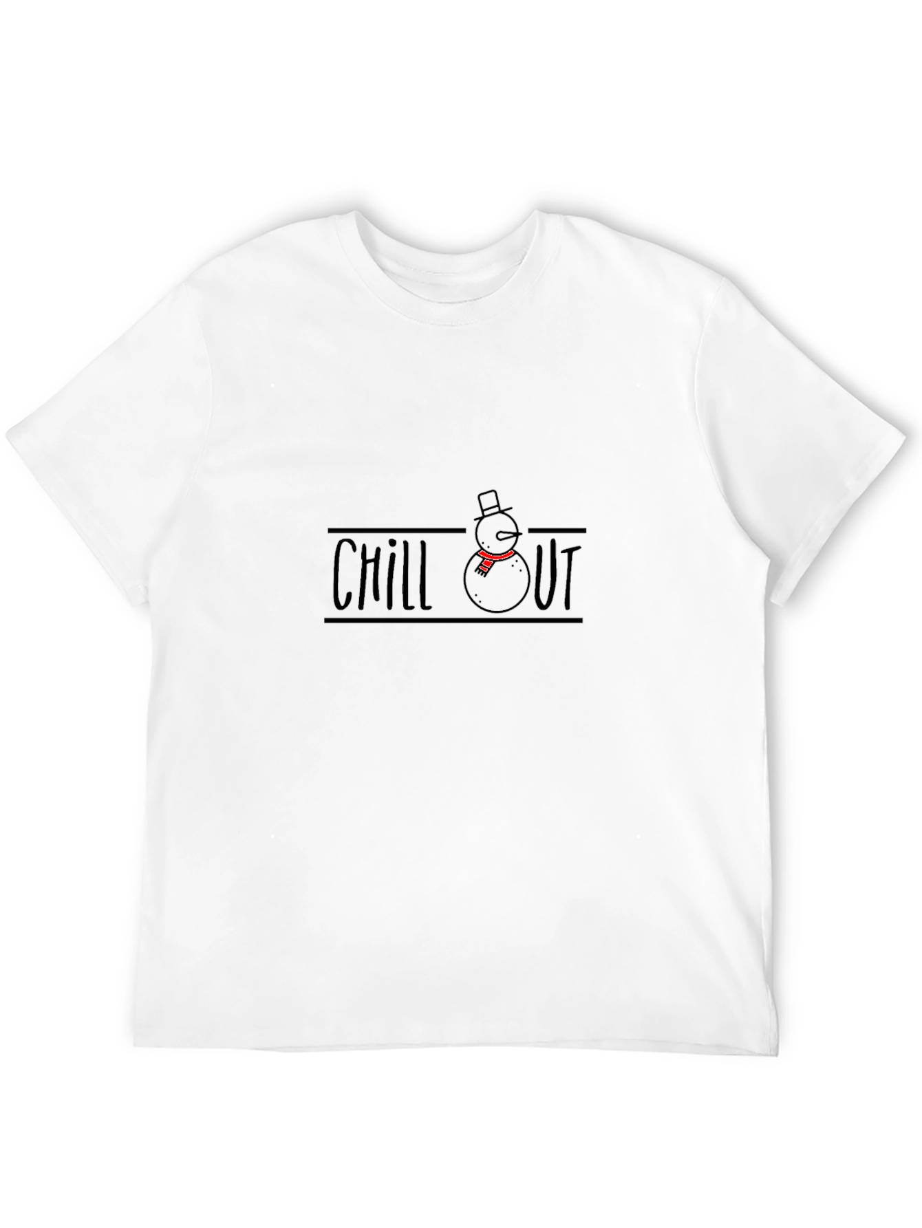Chill Out Snowman Graphic Tee