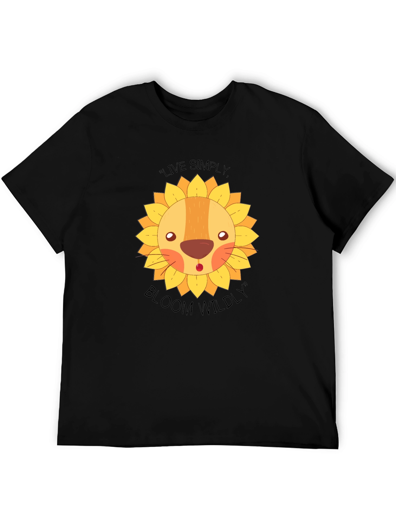 Live Simply Bloom Wildly Sunflower Graphic Tee