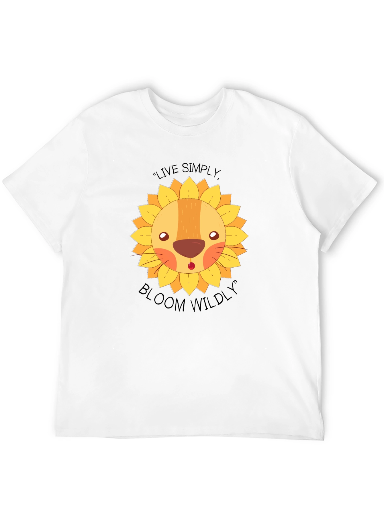 Live Simply Bloom Wildly Sunflower Graphic Tee