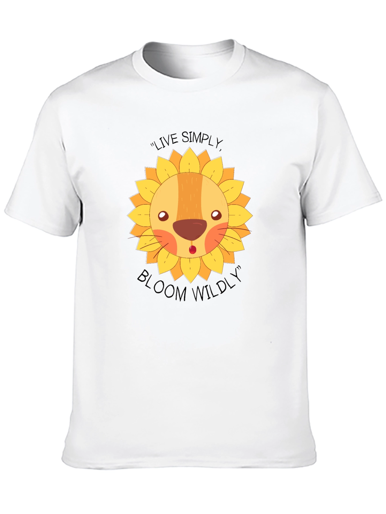 Live Simply Bloom Wildly Sunflower Graphic Tee