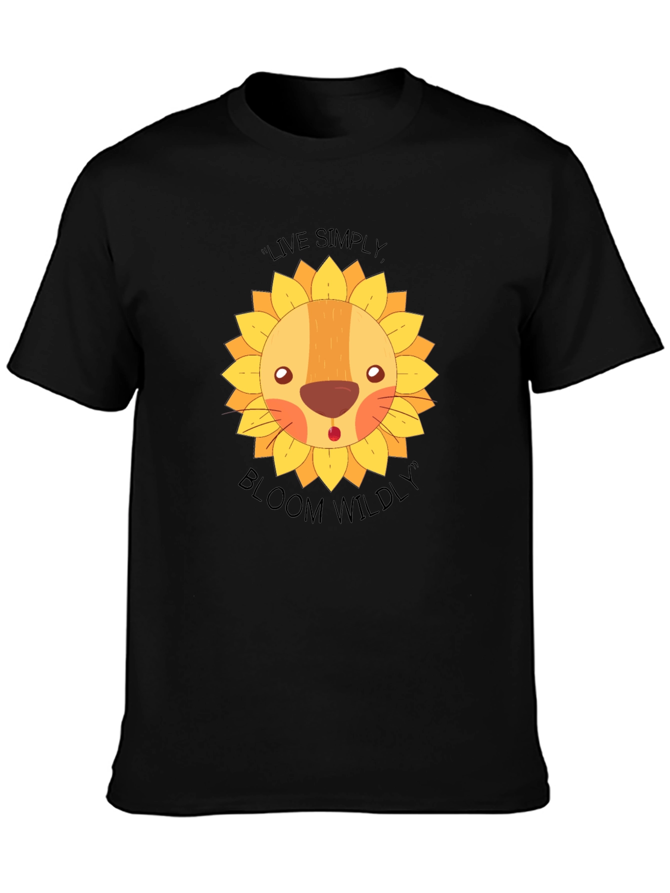 Live Simply Bloom Wildly Sunflower Graphic Tee