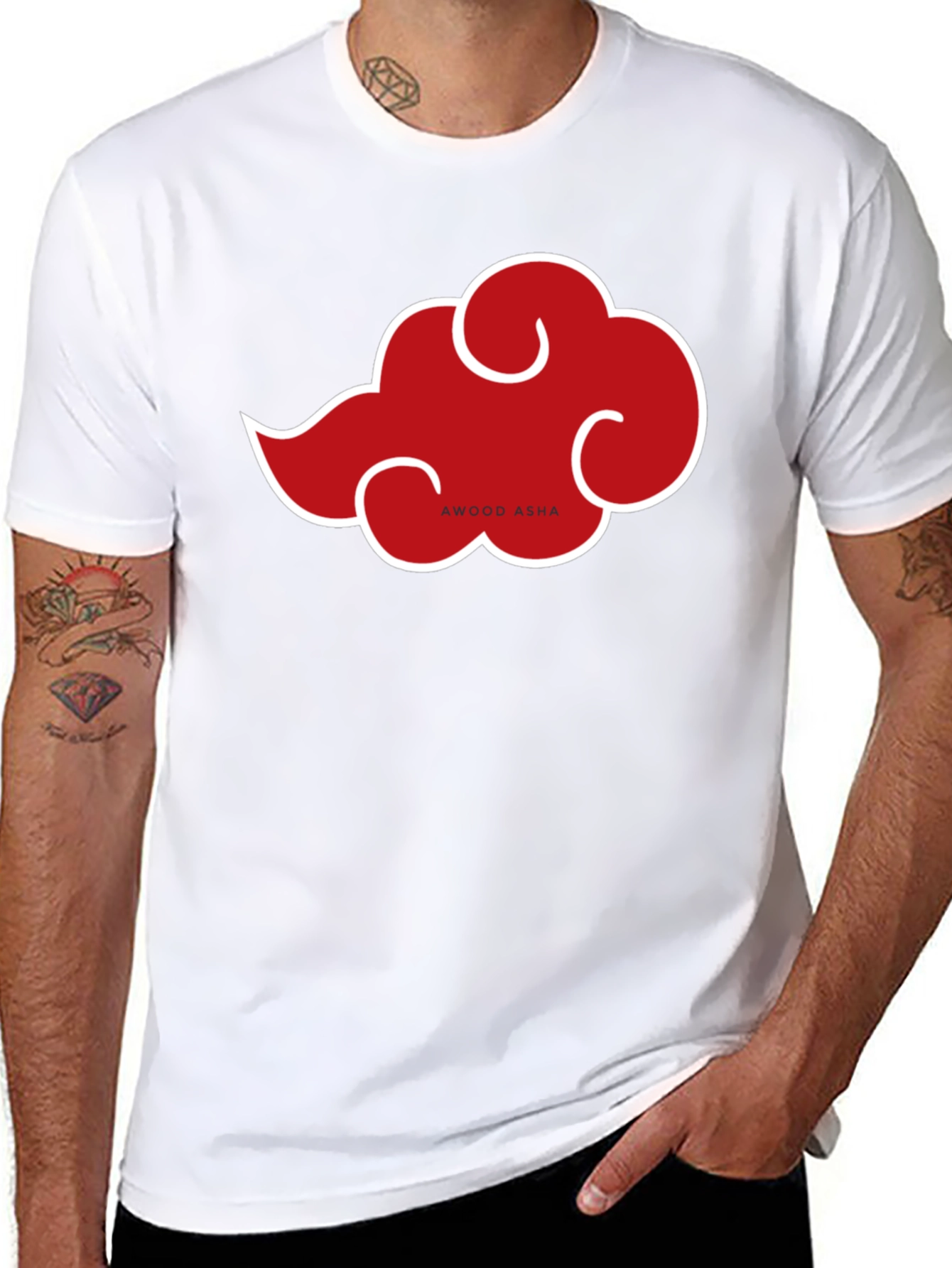 Akatsuki Cloud T-Shirt - Anime Inspired