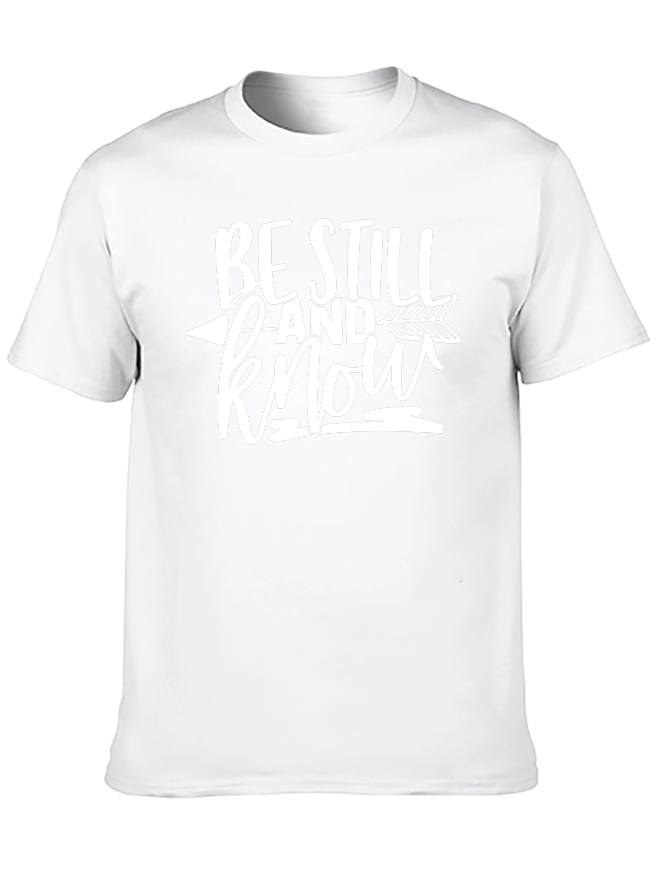Be Still And Know Graphic T-Shirt - Black