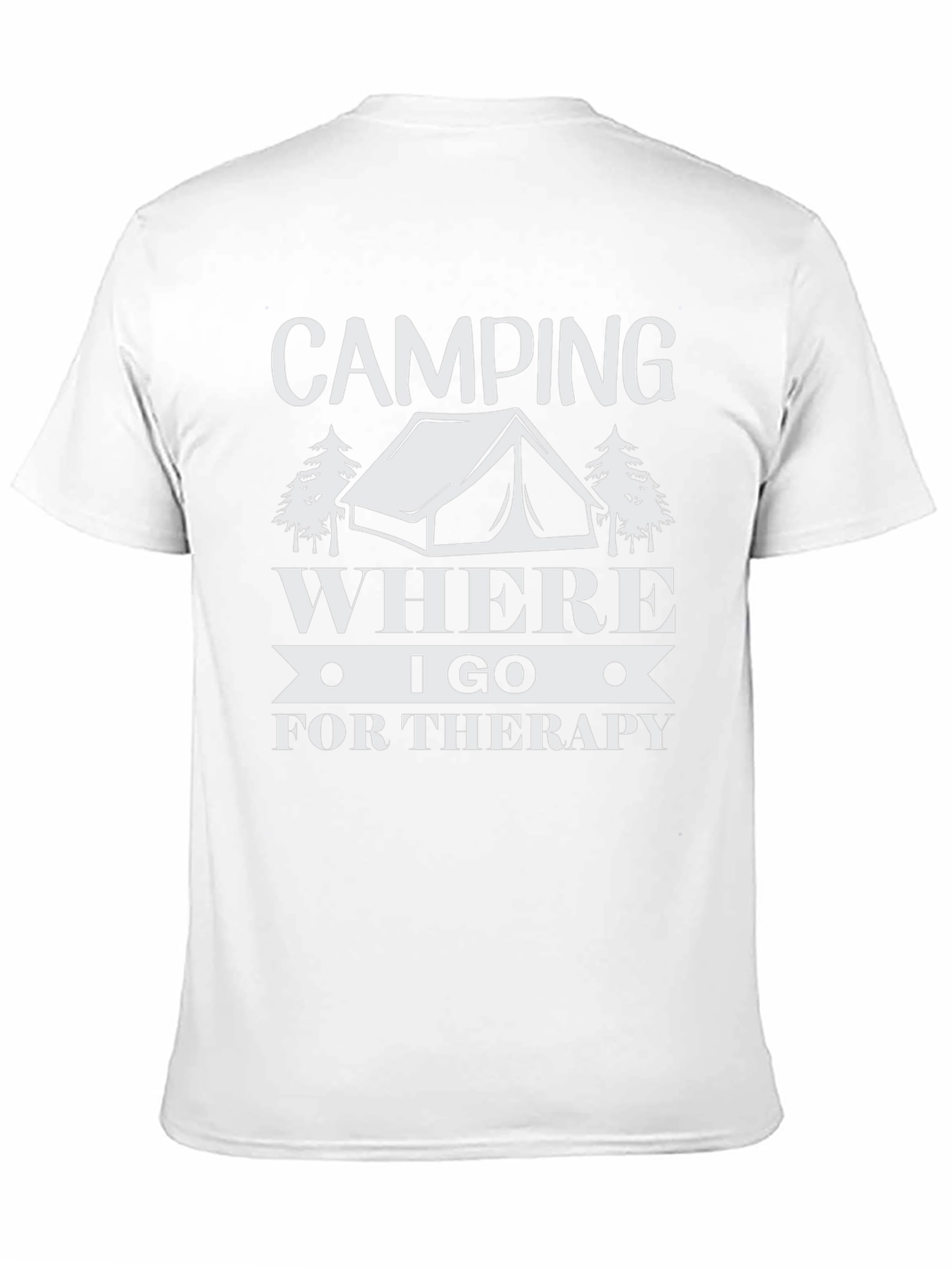 Camping Therapy Black Graphic Tee