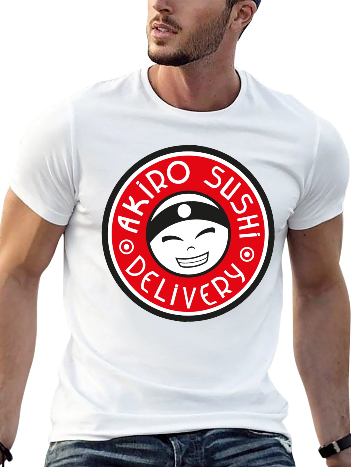Akira Sushi Delivery T-Shirt - Round Logo Tee