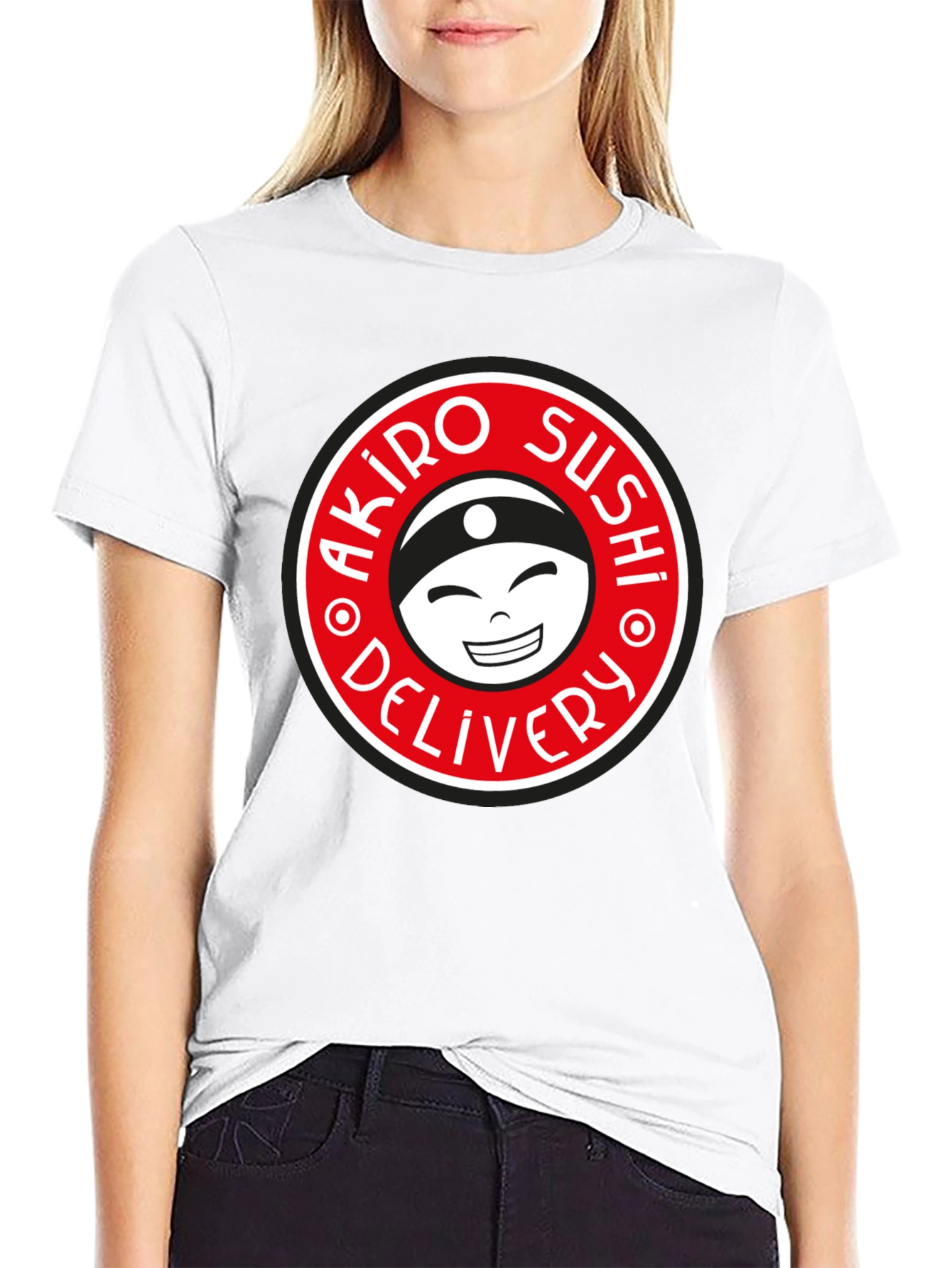 Akira Sushi Delivery T-Shirt - Round Logo Tee