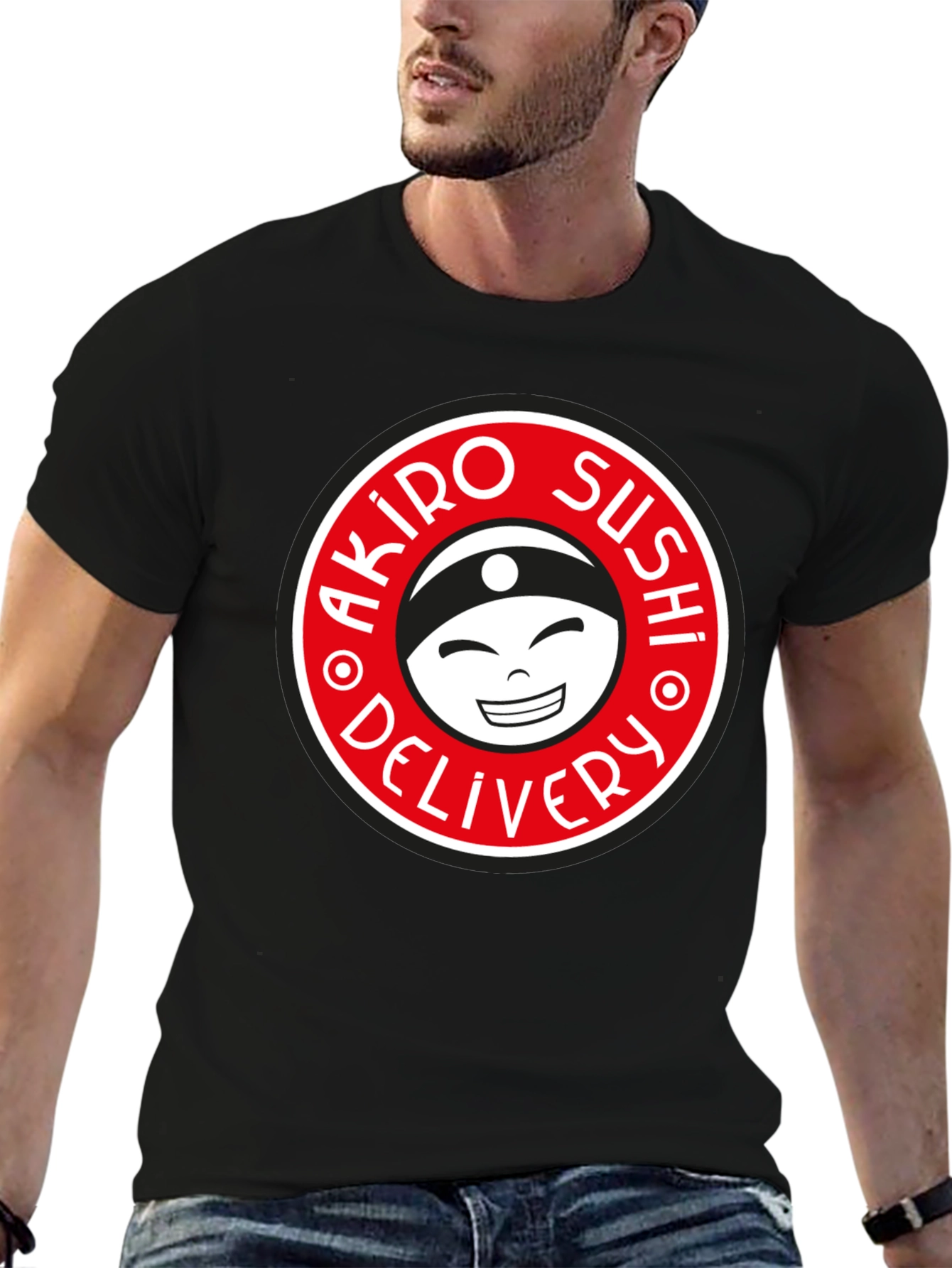 Akira Sushi Delivery T-Shirt - Round Logo Tee