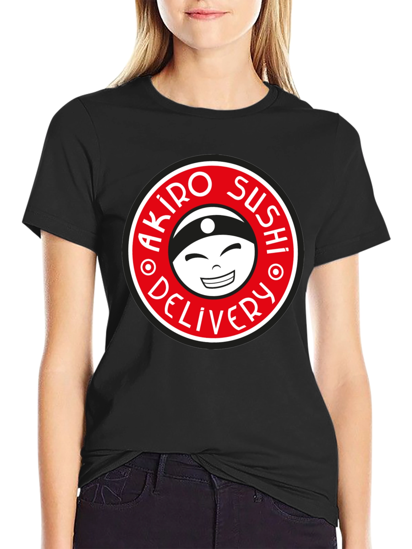 Akira Sushi Delivery T-Shirt - Round Logo Tee