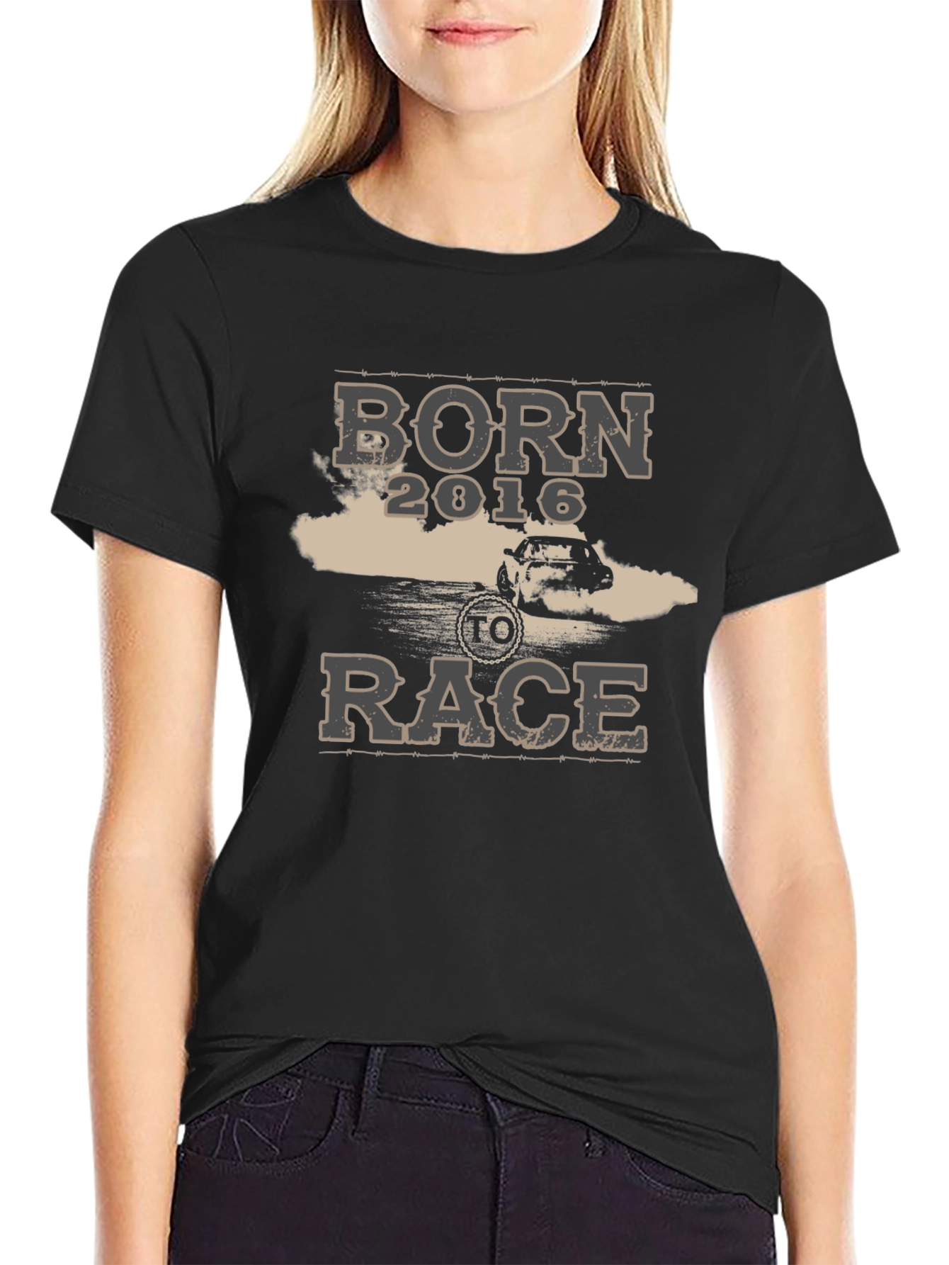 Born To Race 2016 T-Shirt Car Racing Tee