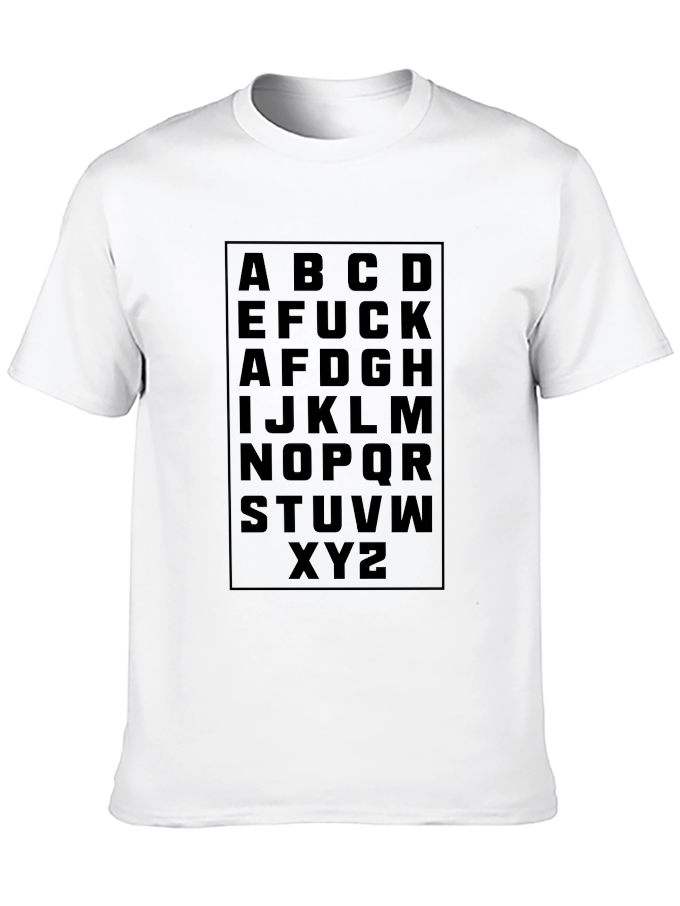 Alphabet Novelty Graphic T-Shirt