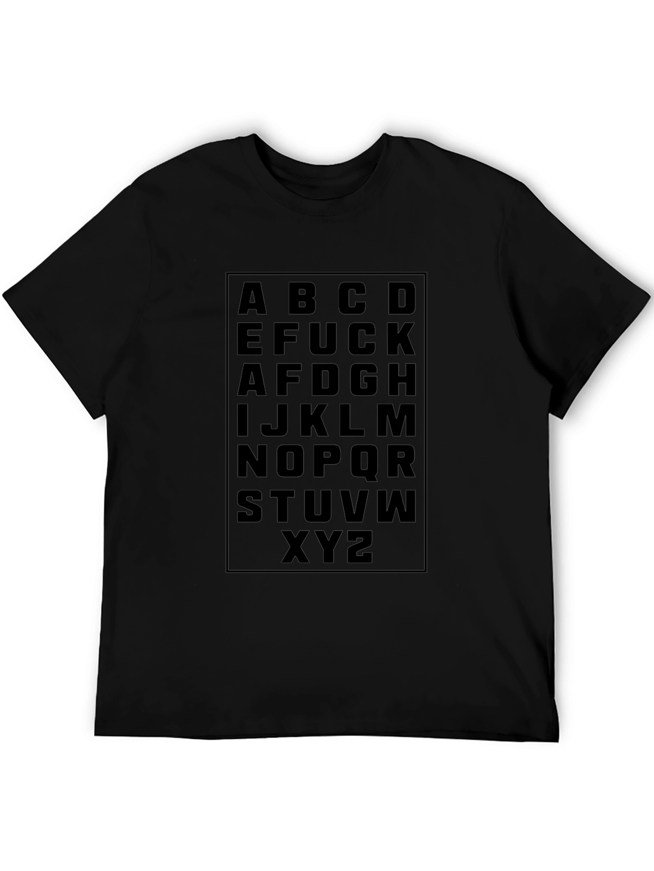 Alphabet Novelty Graphic T-Shirt