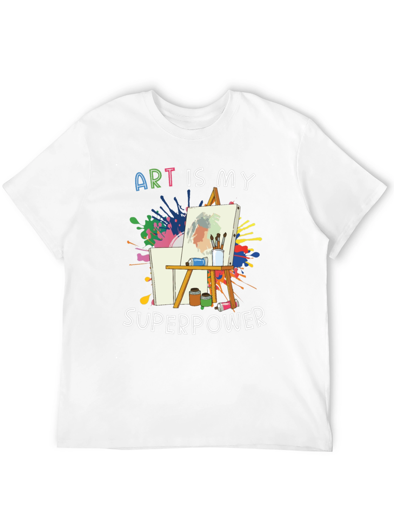 Art is My Superpower Graphic Tee