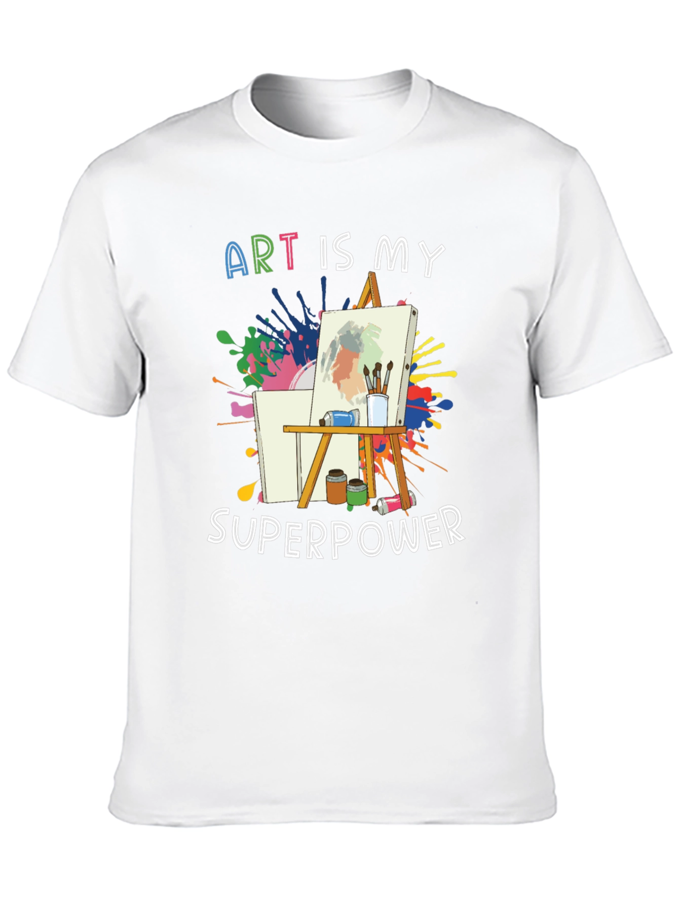 Art is My Superpower Graphic Tee