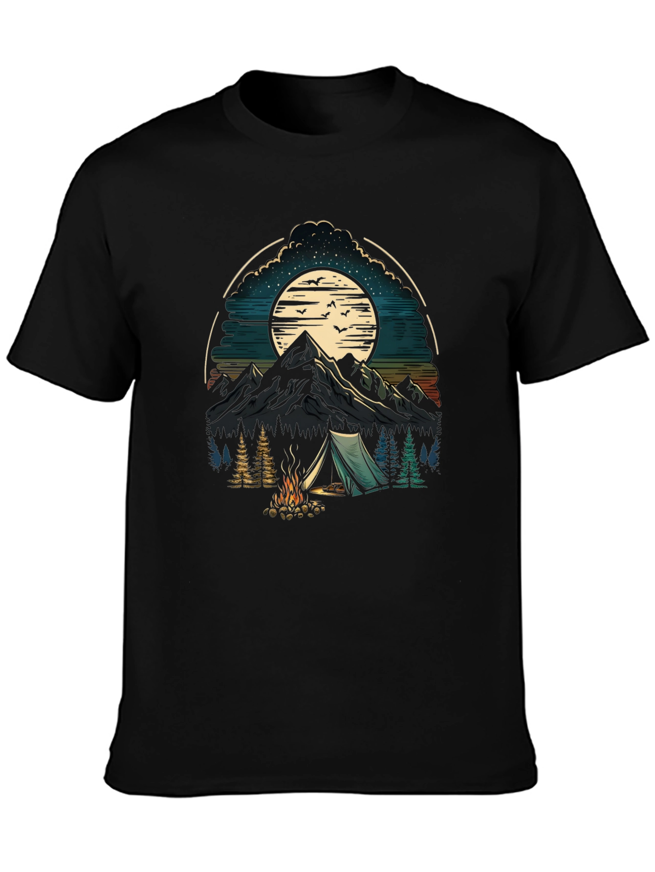 Camping Adventure Graphic T-Shirt