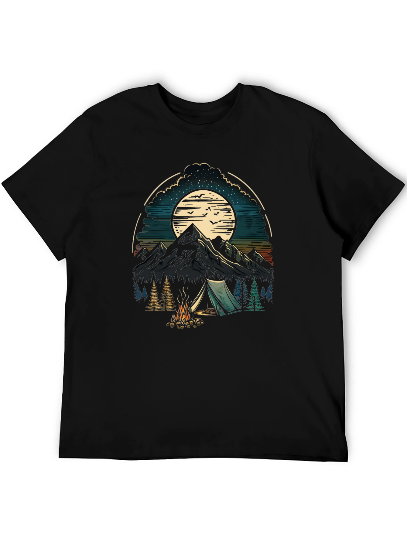 Camping Adventure Graphic T-Shirt