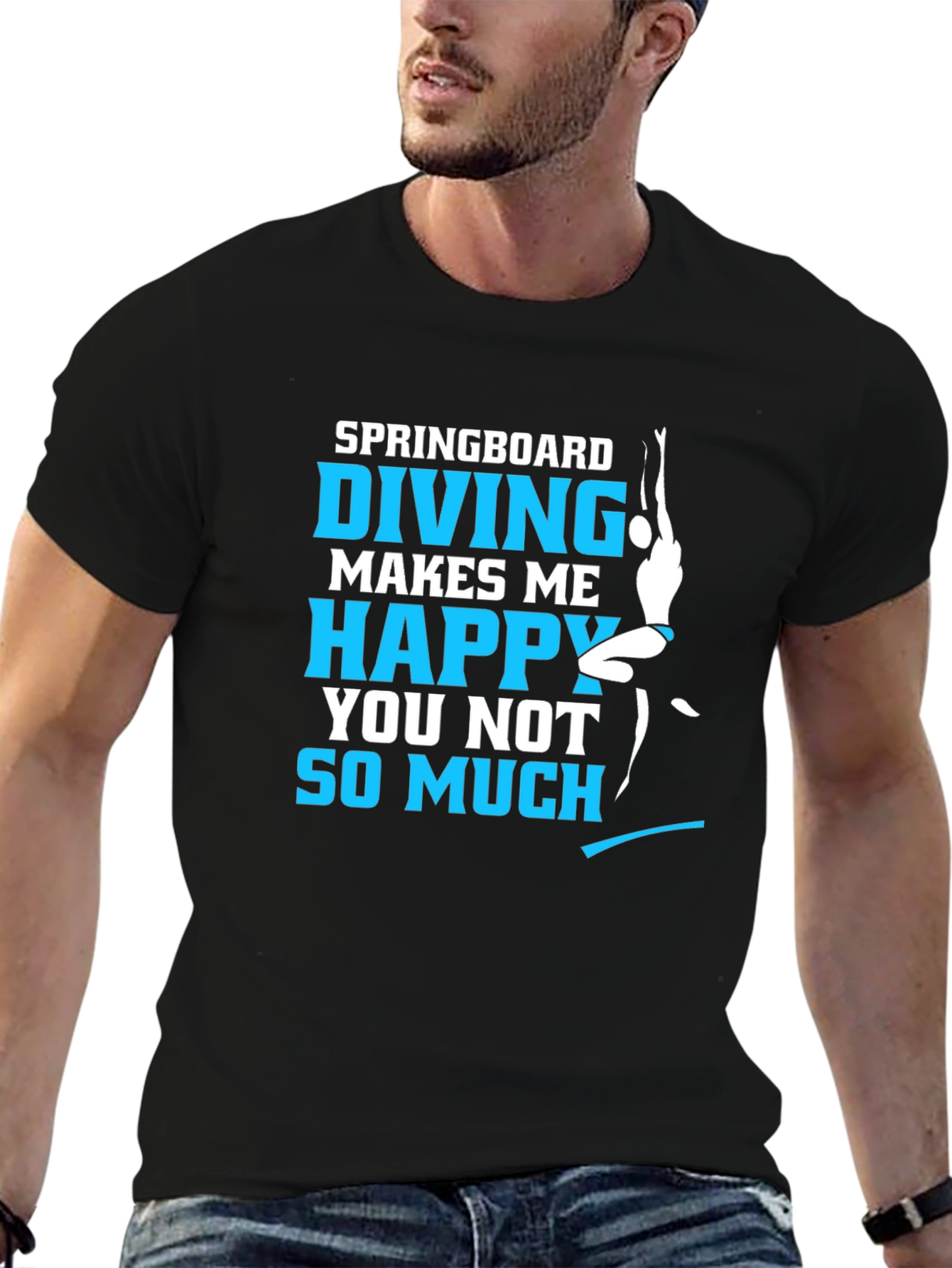 Springboard Diving Happy T-Shirt