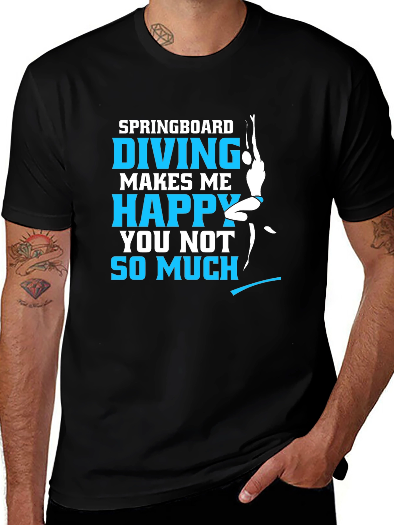 Springboard Diving Happy T-Shirt