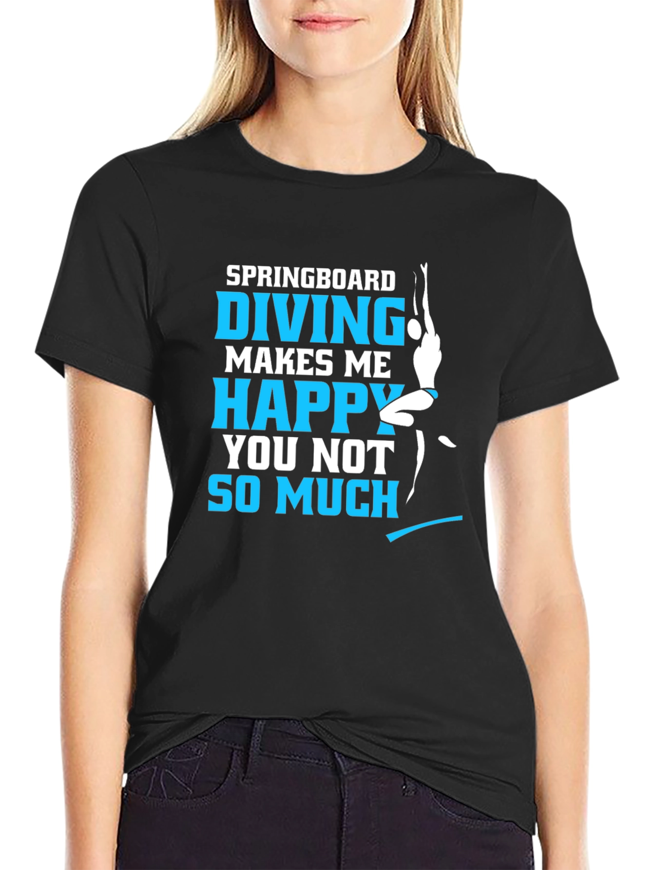 Springboard Diving Happy T-Shirt
