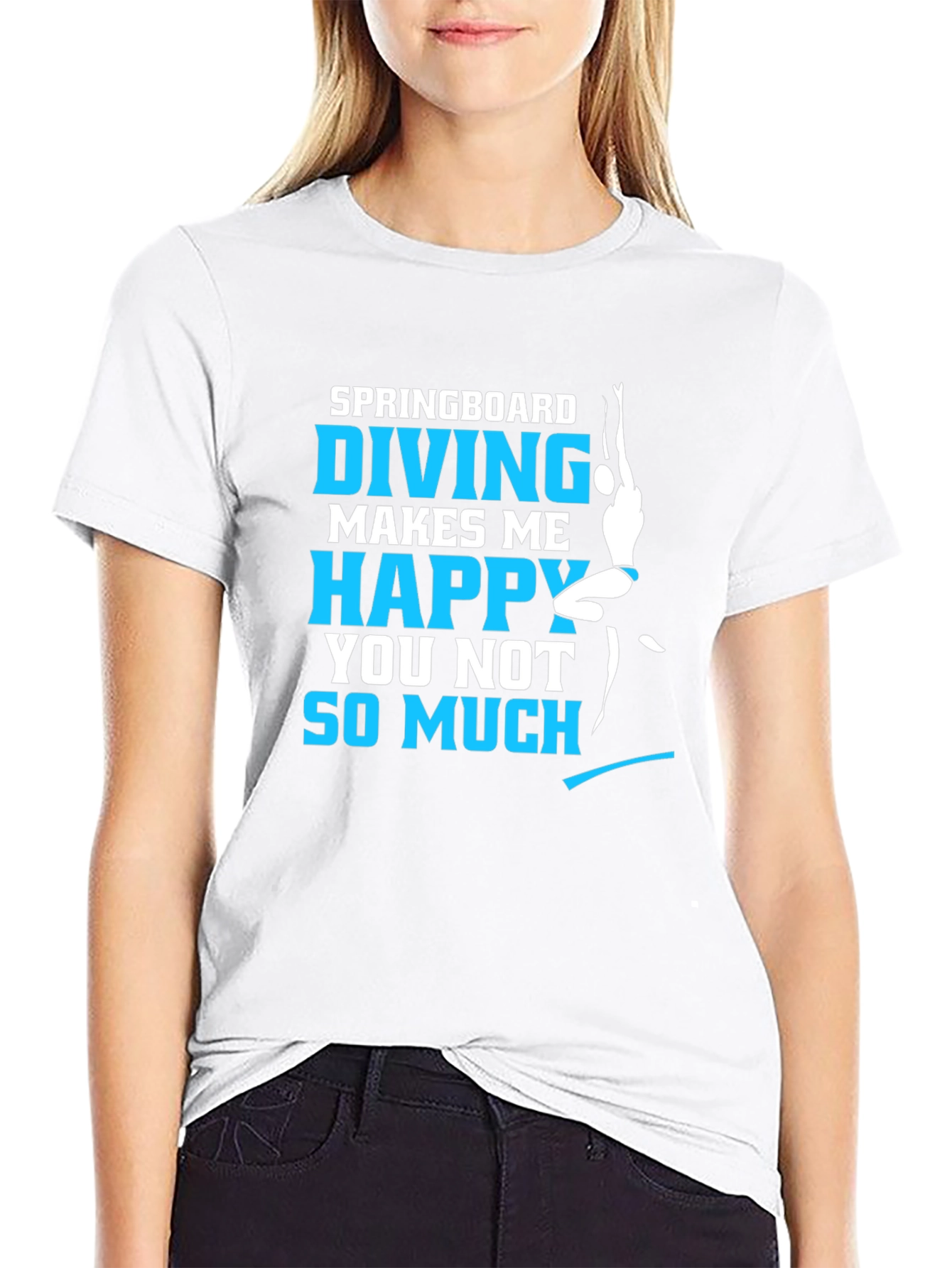 Springboard Diving Happy T-Shirt